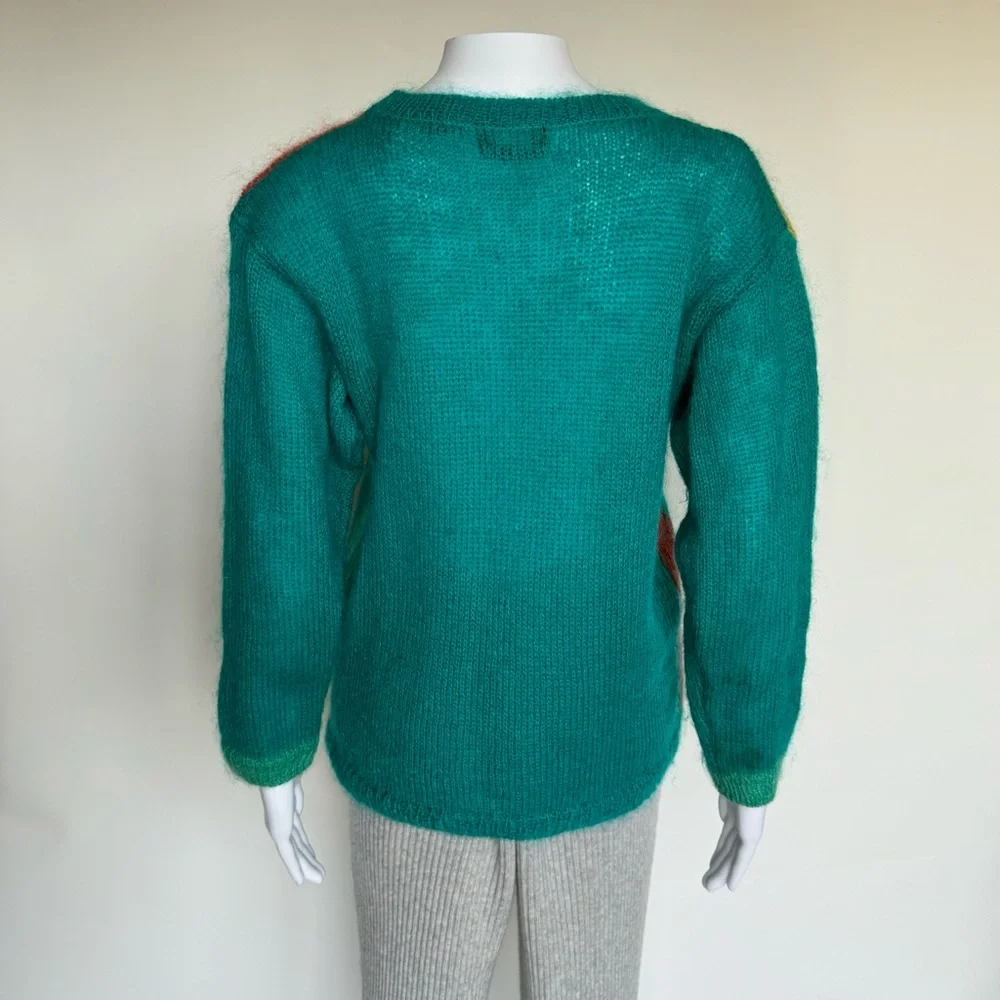 Jeanne Pierre 80s Picasso Mohair Blend Sweater Women's P